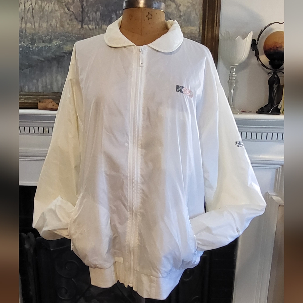 Vintage Izod Club KGGO Windbreaker